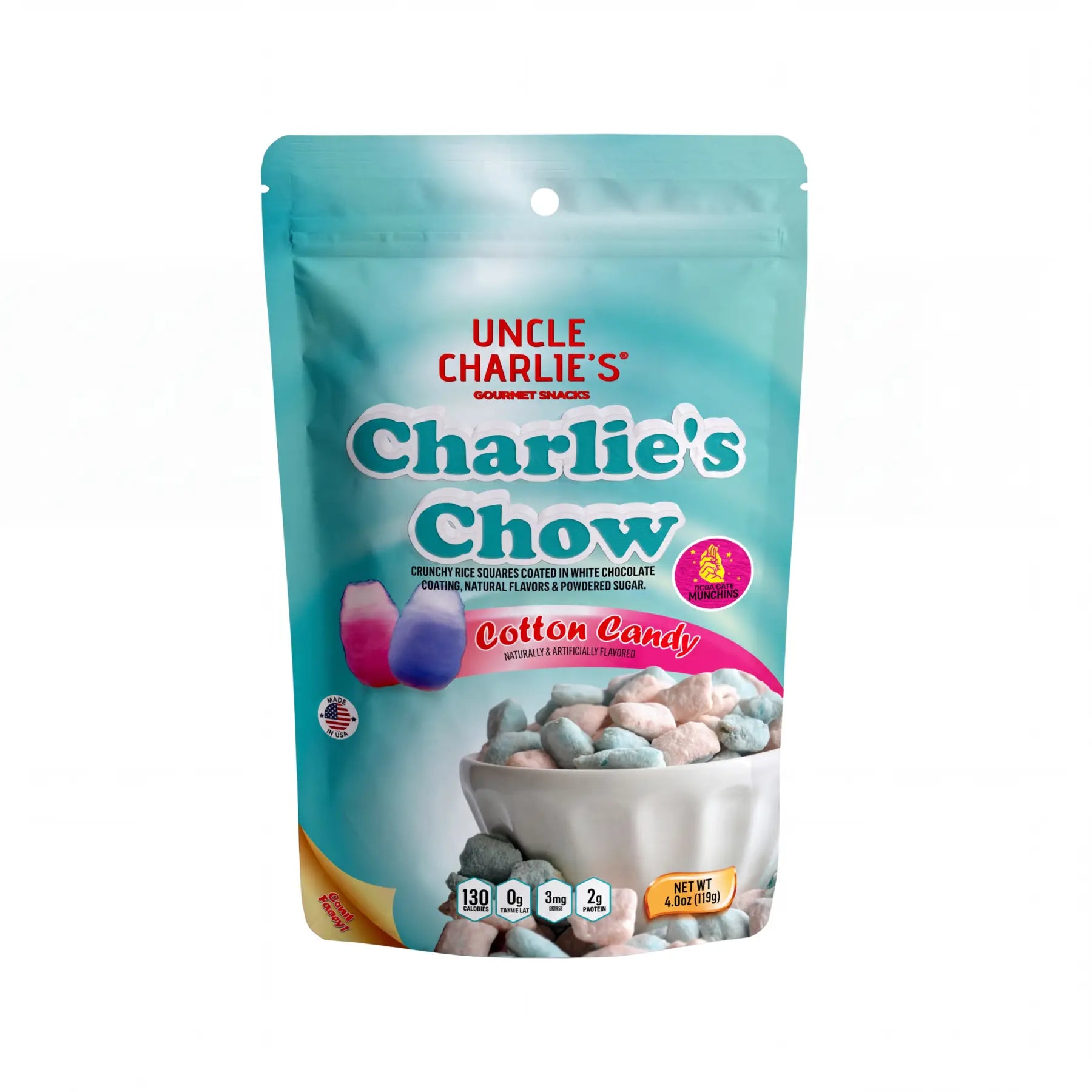 Cotton Candy 6-Pack Bundle Charlie’s Chow pouch